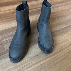 Jenni Kayne Matte Black Chelsea Lug Booties
